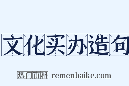 文化买办造句是什么意思的图片